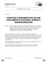 PARECER FUNDAMENTADO DE UM PARLAMENTO NACIONAL SOBRE A SUBSIDIARIEDADE