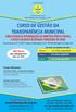 CURSO DE GESTÃO DA TRANSPARÊNCIA MUNICIPAL