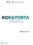 RIO EXPORTA Boletim de comércio exterior do Rio de Janeiro