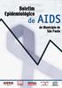 BOLETIM EPIDEMIOLÓGICO DE AIDS