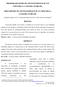 PRIMEIRO REGISTRO DE CRYPTOSPORIDIUM SP. EM CHINCHILLA LANIGERA NO BRASIL FIRST REPORT OF CRYPTOSPORIDIUM SP. IN CHINCHILLA LANIGERA IN BRAZIL RESUMO