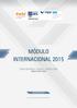 MÓDULO INTERNACIONAL 2015