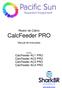 CalcFeeder PRO. Reator de Cálcio. Manual de Instruções. Modelos CalcFeeder AC1 PRO CalcFeeder AC2 PRO CalcFeeder AC3 PRO CalcFeeder AC4 PRO