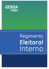 Regimento. Eleitoral. Interno