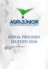 EDITAL PROCESSO SELETIVO AGRIJÚNIOR - Associação Júnior de Engenharia Agrícola e Ambiental CREA/MG: