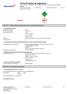 Ficha de dados de segurança em conformidade com o Regulamento (CE) n.º 1907/2006 (REACH) alterado pelo Regulamento (UE) 2015/830