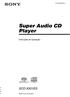 Super Audio CD Player