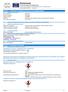 Ficha de dados de segurança Folha de datas de segurança conforme Regulamento (CE) N.º 1907/2006 (REACH) Data de emissão: 31/05/2017 Versão: 1.
