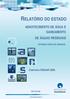 RELATÓRIO DO ESTADO ABASTECIMENTO DE ÁGUA E SANEAMENTO DE ÁGUAS RESIDUAIS CAMPA SISTEMAS PÚBLICOS URBANOS