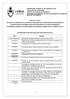 CRONOGRAMA PARA REALIZAÇÃO DE PROCESSO SELETIVO. 24/02 a 06/03/2014 Período de inscrições e entrega (ou envio) de documentos