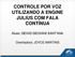 CONTROLE POR VOZ UTILIZANDO A ENGINE JULIUS COM FALA CONTÍNUA