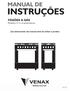 MANUAL DE INSTRUÇÕES. FOGÕES A GÁS Modelos: 4, 5 e 6 queimadores. Leia atentamente este manual antes de utilizar o produto. ED.3 R.