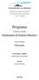 Departamento de Ciências da Educação Licenciatura em Ciências da Educação 3.º Ano / 1.º Semestre. Programa. Unidade Curricular