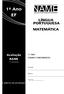 1º Ano EF LÍNGUA PORTUGUESA MATEMÁTICA. Avaliação NAME. Caderno do professor 1º ANO. 1 semestre. Escola: Aluno: Turma: