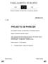 PARLAMENTO EUROPEU. Comissão do Ambiente, da Saúde Pública e da Segurança Alimentar PROJECTO DE PARECER. dirigido à Comissão dos Assuntos Jurídicos