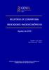 RELATÓRIO DE CONJUNTURA: INDICADORES MACROECONÔMICOS