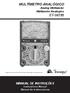 MULTÍMETRO ANALÓGICO Analog Multimeter Multímetro Analogico ET-3021B