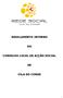 REGULAMENTO INTERNO CONSELHO LOCAL DE ACÇÃO SOCIAL VILA DO CONDE