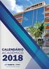 CALENDÁRIO ACADÊMICO 2018