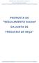 PROPOSTA DE REGULAMENTO SIADAP DA JUNTA DE FREGUESIA DE BEÇA DA JUNTA DE FREGUESIA DE BEÇA