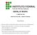 EDITAL N o 88/2018 2º SEMESTRE Campus Machado INSTITUTO FEDERAL DE EDUCAÇÃO, CIÊNCIA E TECNOLOGIA DO SUL DE MINAS GERAIS