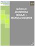 MÓDULO MONITORIA (SIGAA) MANUAL DOCENTE