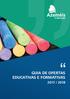 GUIA DE OFERTAS EDUCATIVAS E FORMATIVAS