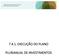 EXECUÇÃO DO PLANO PLURIANUAL DE INVESTIMENTOS