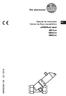 Manual de instruções Sensor de fluxo mecatrônico. SBY2xx SBG2xx SBN2xx / / 2016