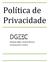 Política de Privacidade