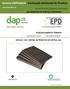 Sistema DAPHabitat. Declaração Ambiental de Produto AGLOMERADO DE CORTIÇA EXPANDIDA (ICB)/ISOLAMENTO TÉRMICO