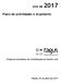 Ano de Plano de actividades e orçamento. Projectos inovadores de revitalização do mundo rural