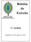 Boletim do Exército MINISTÉRIO DA DEFESA EXÉRCITO BRASILEIRO SECRETARIA-GERAL DO EXÉRCITO. Brasília-DF, 8 de junho de 2018.