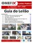 Guia do Leilão. 15 de Dezembro de 2017 às 15h00. Insolvências de: