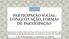 PARTICIPAÇÃO SOCIAL: CONCEITUAÇÃO, FORMAS DE PARTICIPAÇÃO. Histórico da participação social nas áreas de saúde e de alimentação e nutrição no Brasil