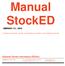 Manual StockED VERSÃO Eduardo Dumke Informática (EDInfo) Controle de estoque, vendas, fornecedores e clientes com projeções mensais