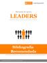 Manuais de Apoio LEADERS. Anticipate change. Inspire People. Deliver Results. Bibliografia Recomendada