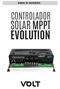 MANUAL DE INSTRUÇÕES CONTROLADOR SOLAR MPPT EVOLUTION