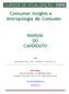 Consumer Insights e Antropologia do Consumo MANUAL DO CANDIDATO