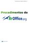 Procedimentos para utilização do BrOffice.org - 1