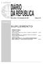 SUPLEMENTO I SÉRIE ÍNDICE. Ministério das Finanças. Terça-feira, 27 de Dezembro de 2011 Número 247