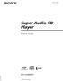 Super Audio CD Player