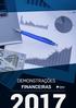 índice Demonstrações Financeiras