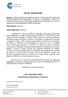 ATO DE CONVOCAÇÃO PROCESSO N 076/2018 CARTA SIMPLES N 055/2018