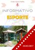 Clube Naval Charitas INFORMATIVO ESPORTE JULHO/2017