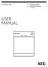 FSE52705P. PT Manual de instruções 2 Máquina de lavar loiça ES Manual de instrucciones 26 Lavavajillas USER MANUAL