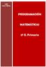 CEIP ISAAC PERAL PROGRAMACIÓN MATEMÁTICAS. 2º E. Primaria