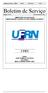 Boletim de Serviço - UFRN Nº Fls. 1. Boletim de Serviço. Número: 027/11 09 de fevereiro de 2011.