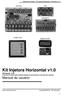 Kit Injetora Horizontal v1.0 (Firmware v1.0) Firmware de injetora para sistema simples de acionamento e controle das válvulas.