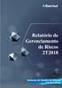 Relatório de Gerenciamento de Riscos 2T2018